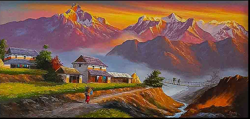 Painting for Sale in Nepal: Discover Original Handmade Art at Merocanvas Originals